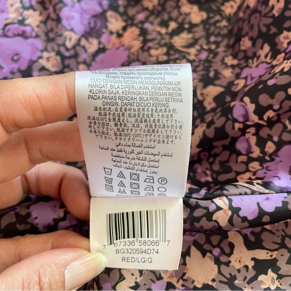 Bcbgeneration Bright Red Utility Rain Jacket Larg… - image 5